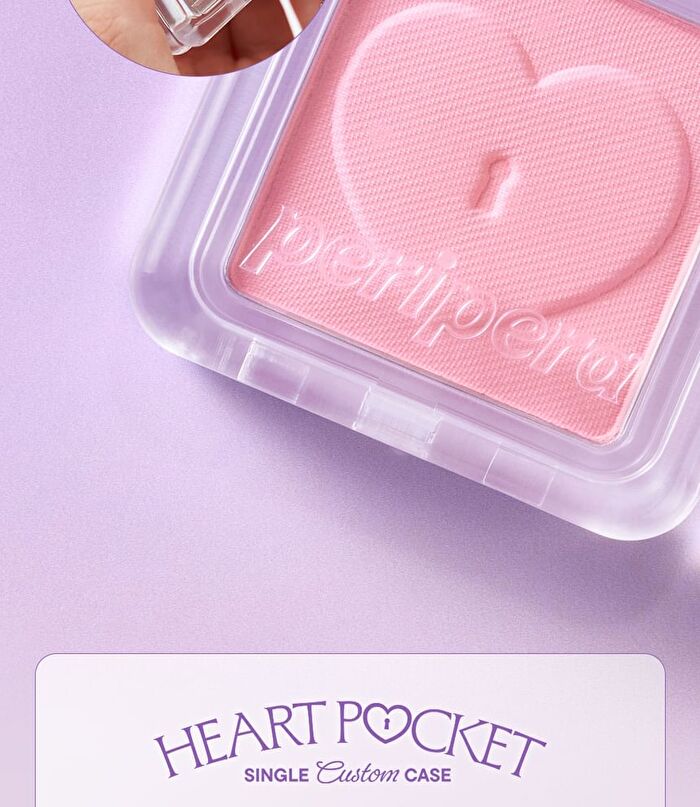 Heart Pocket Single - 20 Colors - G02 My Name Is Pink, Sparkly