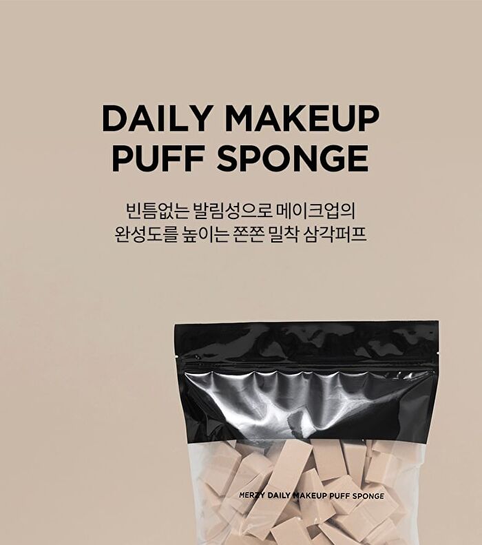 Merzy Daily Makeup Puff Sponge - 100 pcs 