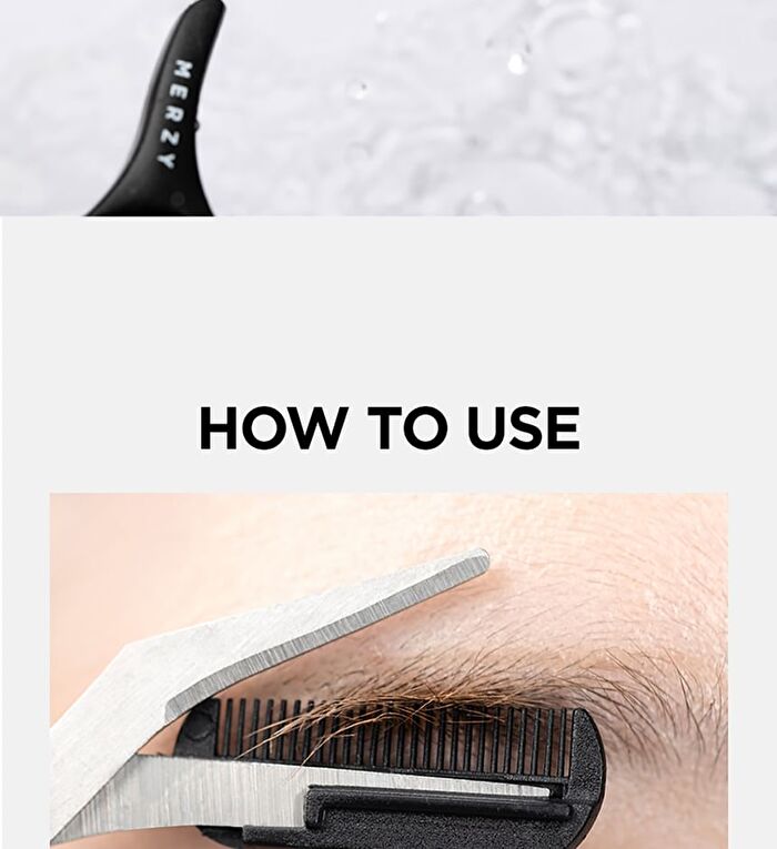 Merzy Probility Eyebrow Scissors With Comb - 1 pc