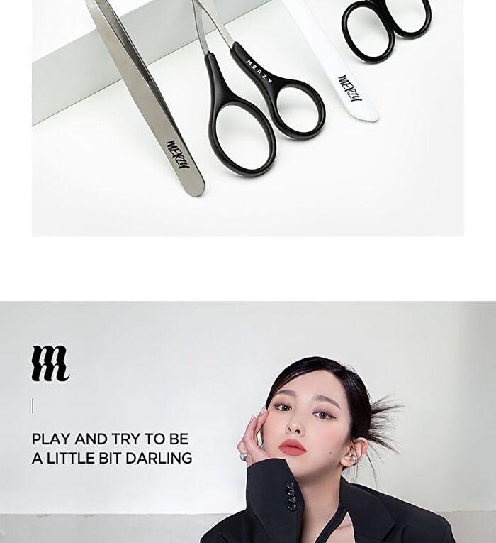 Merzy Probility Eyebrow Scissors With Comb - 1 pc