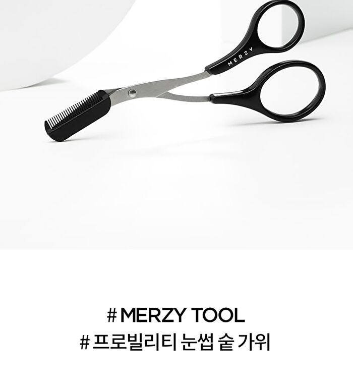 Merzy Probility Eyebrow Scissors With Comb - 1 pc