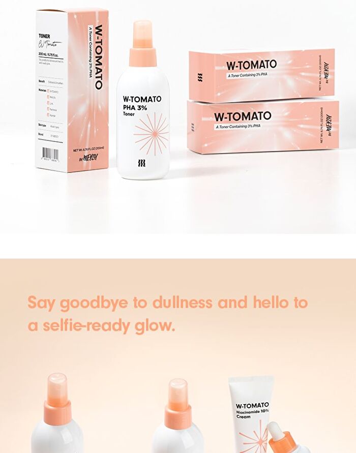 Merzy W-Tomato PHA 3% Toner - 200ml