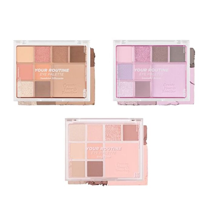 Merzy Your Routine Eye Palette - 3 Colors - #03 Rosy Closet