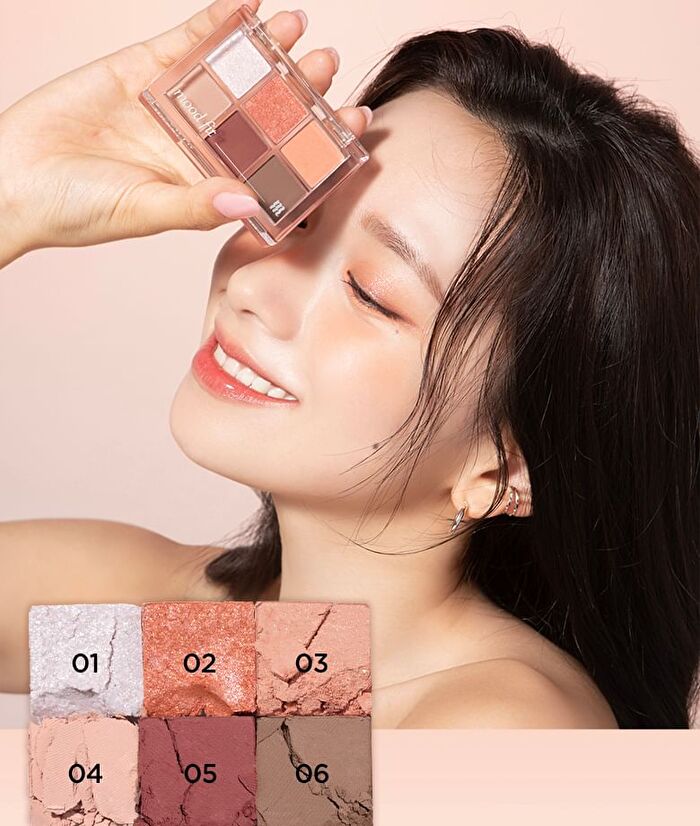 Merzy New Mood Fit Shadow Palette - 3 Types - #NM1 Dry Softening