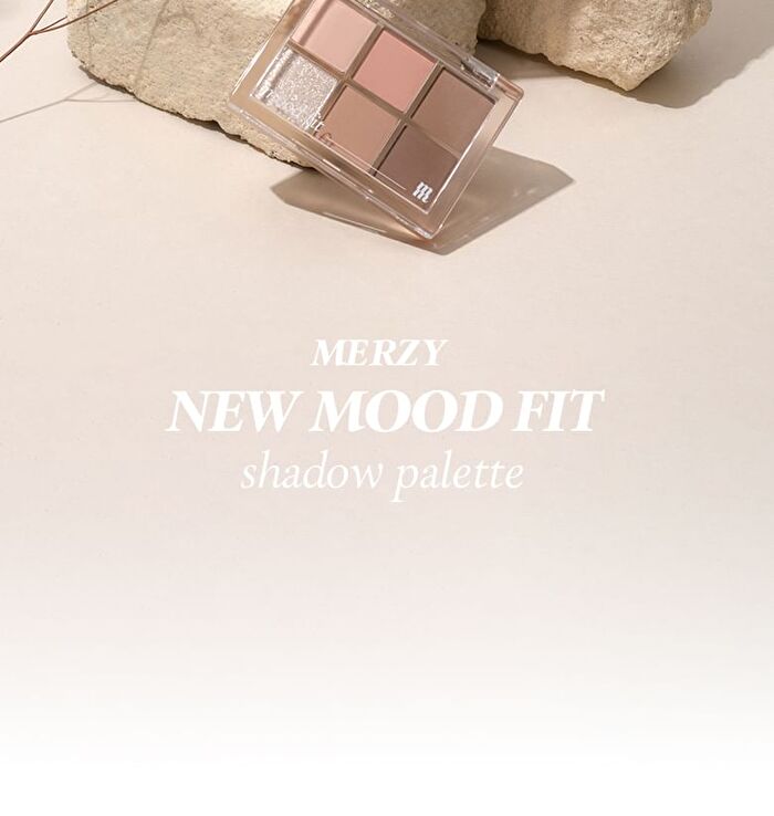 Merzy New Mood Fit Shadow Palette - 3 Types - #NM2 Shivering Icy