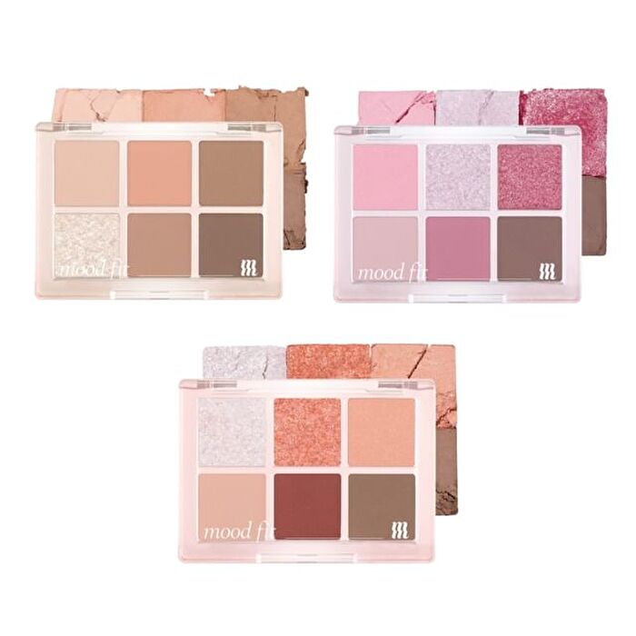 Merzy New Mood Fit Shadow Palette - 3 Types - #NM2 Shivering Icy