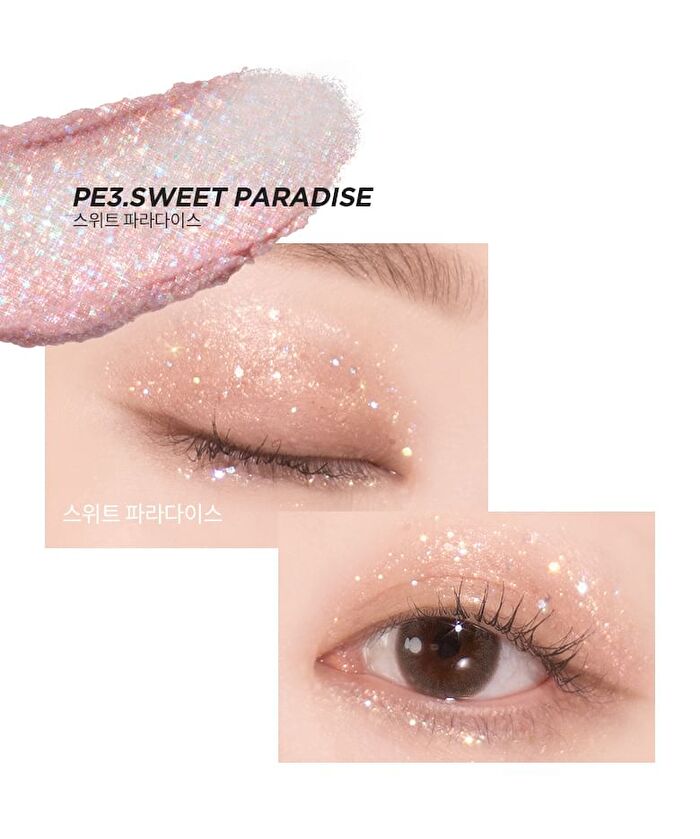 Merzy Windy Pop Eye Glitter - 4 Colors - #PE2 Popping Candy