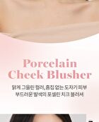Merzy Porcelain Cheek Blusher - 4 Colors - #PB03 Stunning Coral