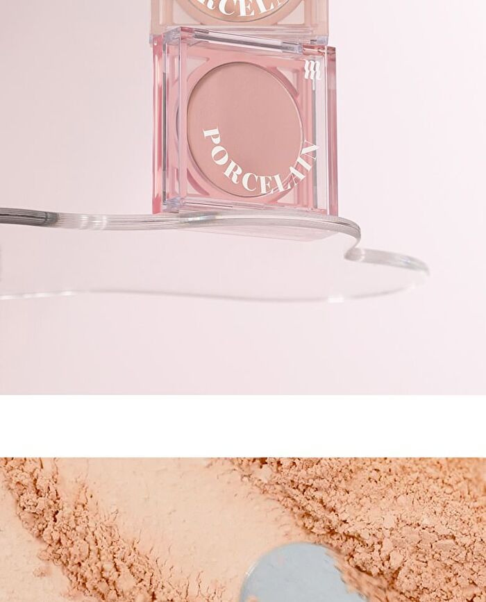 Merzy Porcelain Cheek Blusher - 4 Colors - #PB01 Mono Beige