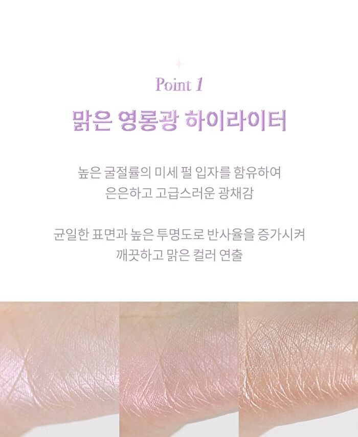 Merzy Capture Highlighter - 3 Colors - #CH3 Pearl Filter