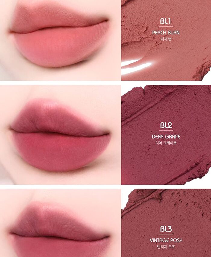 Merzy Blurry Lip Mousse - 6 Colors - #BL2 Dear Grape