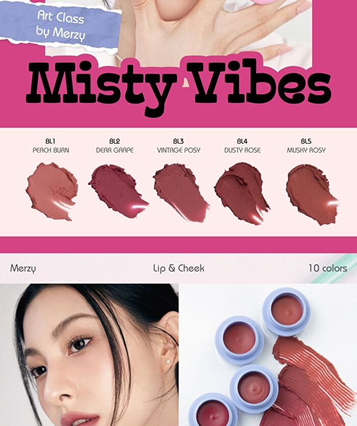 Merzy Blurry Lip Mousse - 6 Colors - #BL2 Dear Grape