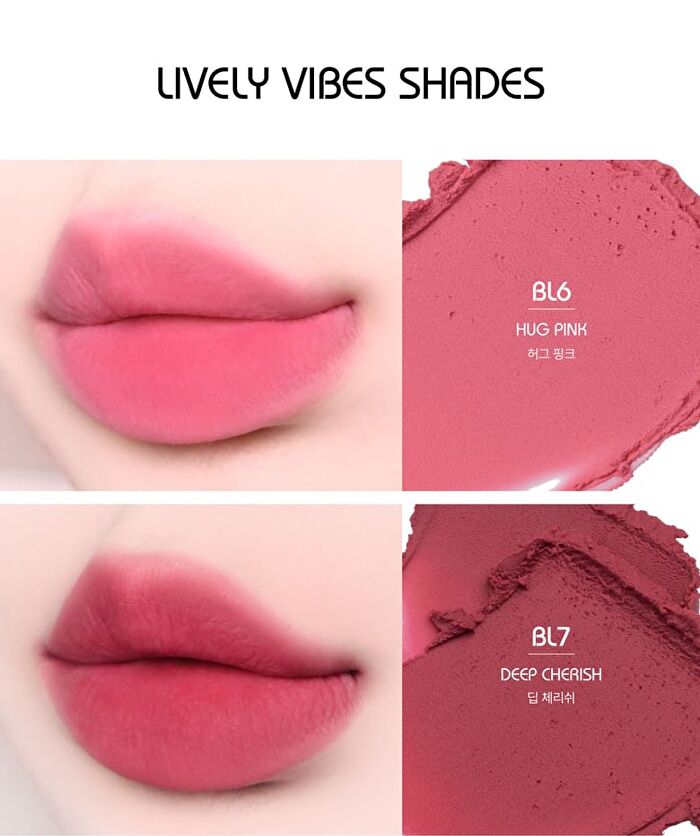 Merzy Blurry Lip Mousse - 6 Colors - #BL1 Peach Burn