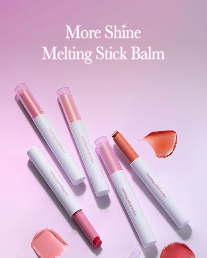 Merzy More Shine Melting Stick Balm - 5 Colors - #MS05 More Heart