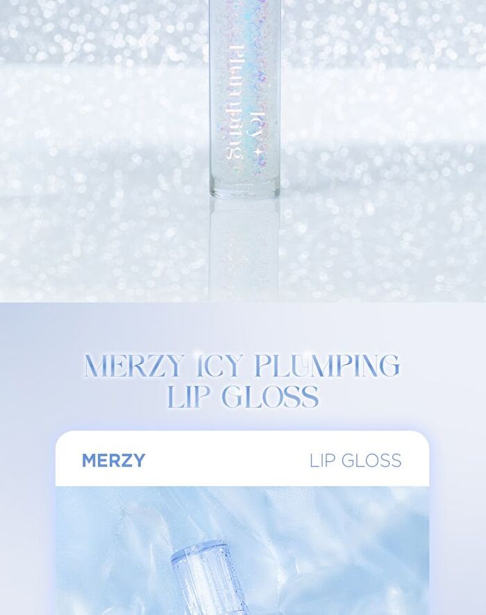 Merzy Icy Plumping Lip Gloss - 2 Colors - #IP1 Icy Flake