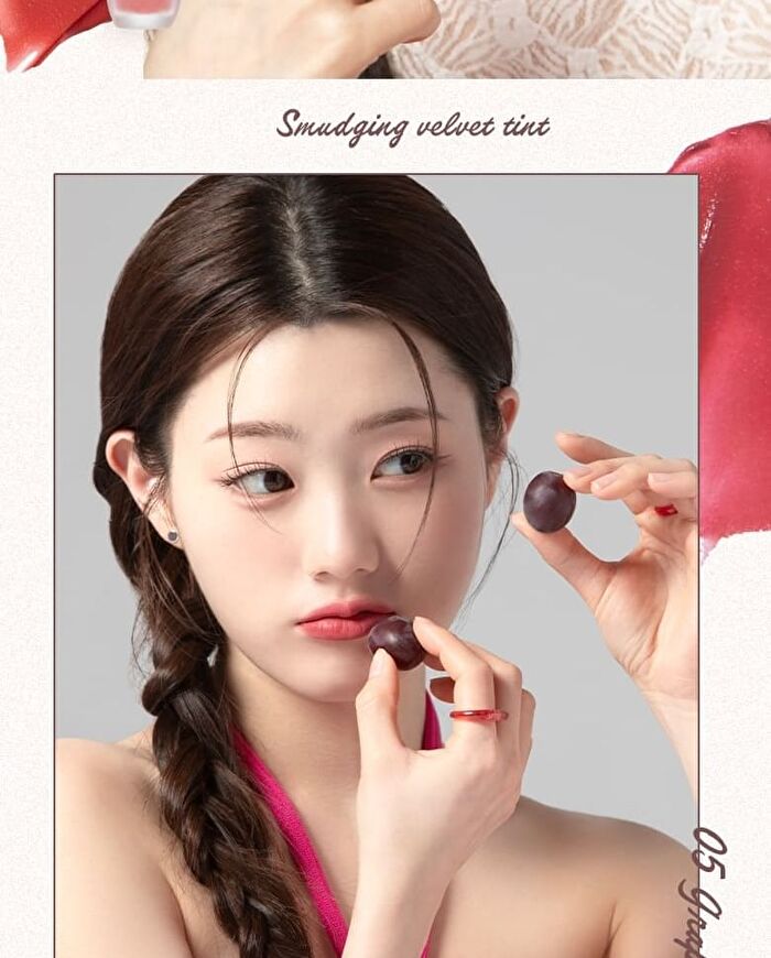 Merzy Fruity Smudging Velvet Tint - 5 Colors - #FS3 Lychee Smudging