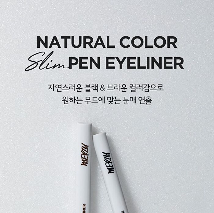 Merzy The First Slim Pen Eyeliner - 2 Colors - #SP1 Black Jean