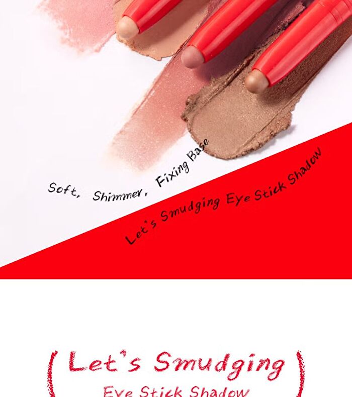 Let\'s Smudging Eye Stick Shadow - 4 Colors - #02 Soft Salmon