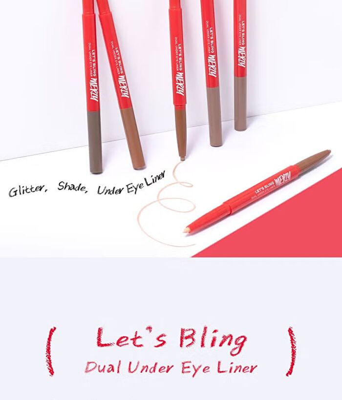 Let\'s Bling Dual Under Eye Liner - 4 Colors - #01 Pale Pink Pearl