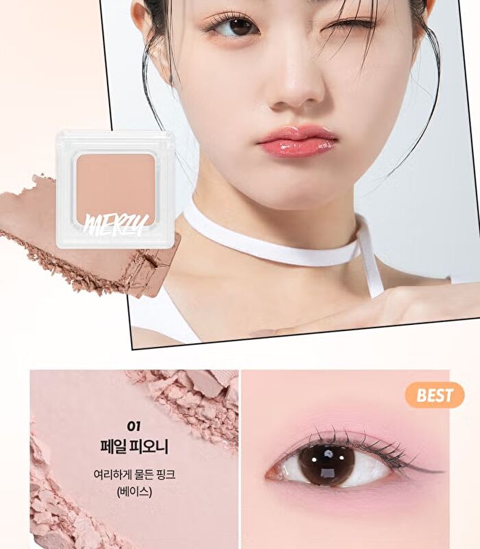 Let\'s Wearing Eyeshadow - 8 Colors - #01 Pale Peony
