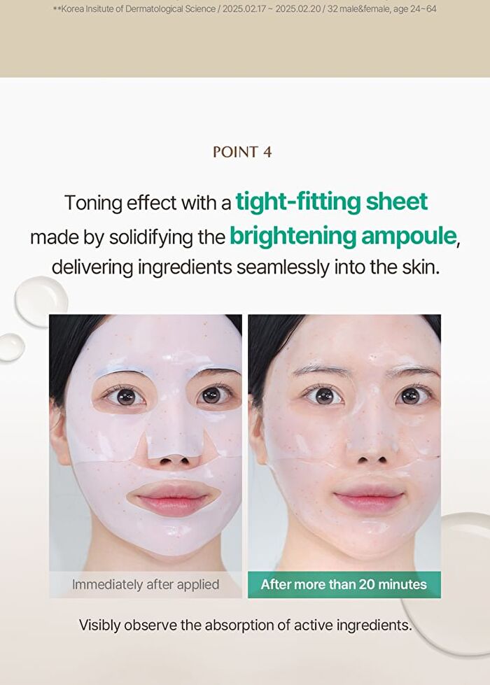 Licorice pH Balancing Real Toning Capsule Gel Mask Set - 34g x 4 sheets