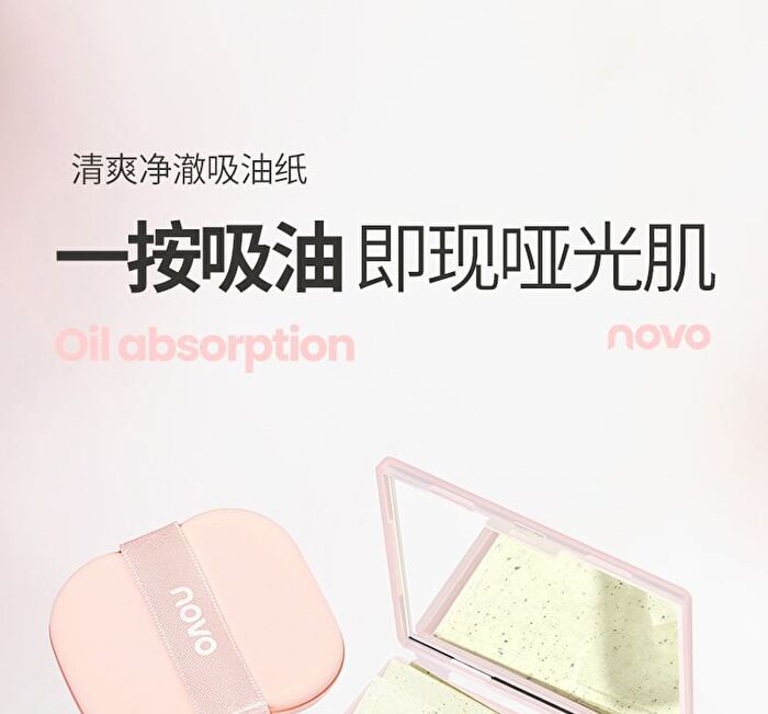 Novo Clear Clarity Blotting Paper / Refill - 100 sheets - With Case