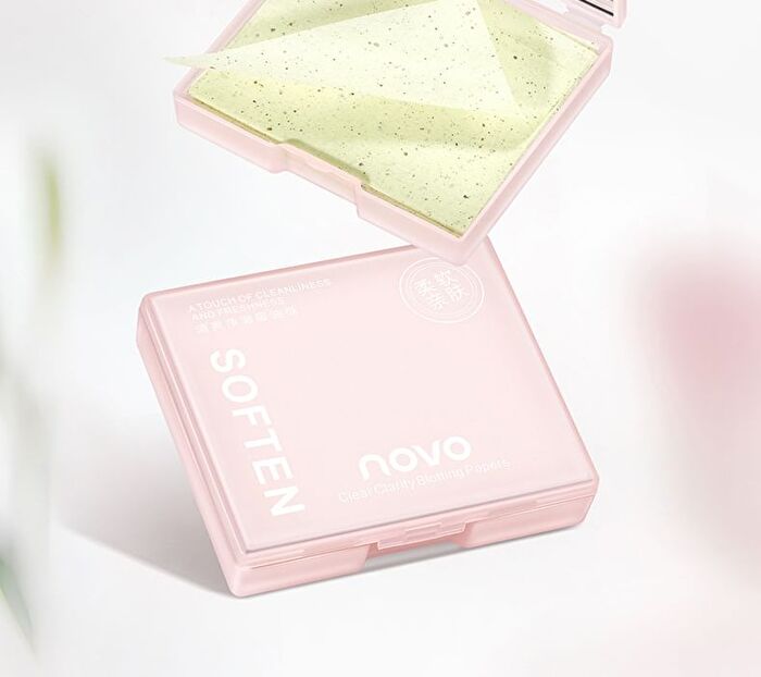 Novo Clear Clarity Blotting Paper / Refill - 100 sheets - With Case