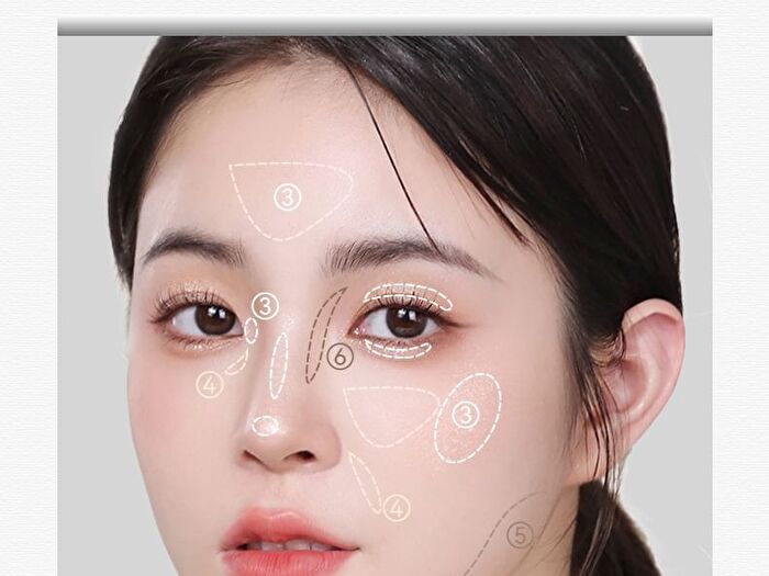 Novo Shimmer Dual-Tone Highlighter Palette - 3 Types - 01# Wild Gardenia - 9g