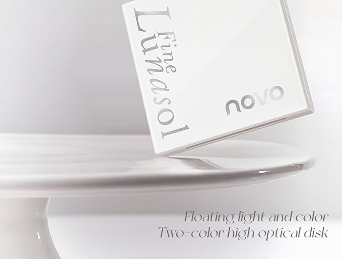 Novo Shimmer Dual-Tone Highlighter Palette - 3 Types - 01# Wild Gardenia - 9g