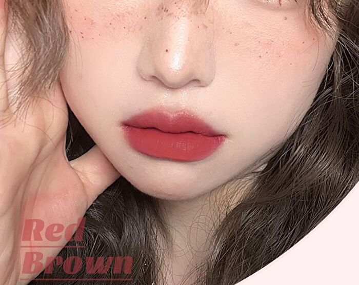 Matte Dewy Dual-Effect Lip Gloss - 6 Colors - 296# Addictive Red (1.4g & 1.3g)