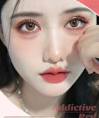 Matte Dewy Dual-Effect Lip Gloss - 6 Colors - 296# Addictive Red (1.4g & 1.3g)