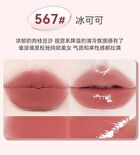 Matte Dewy Dual-Effect Lip Gloss - 6 Colors - 296# Addictive Red (1.4g & 1.3g)