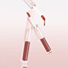 Matte Dewy Dual-Effect Lip Gloss - 6 Colors - 296# Addictive Red (1.4g & 1.3g)