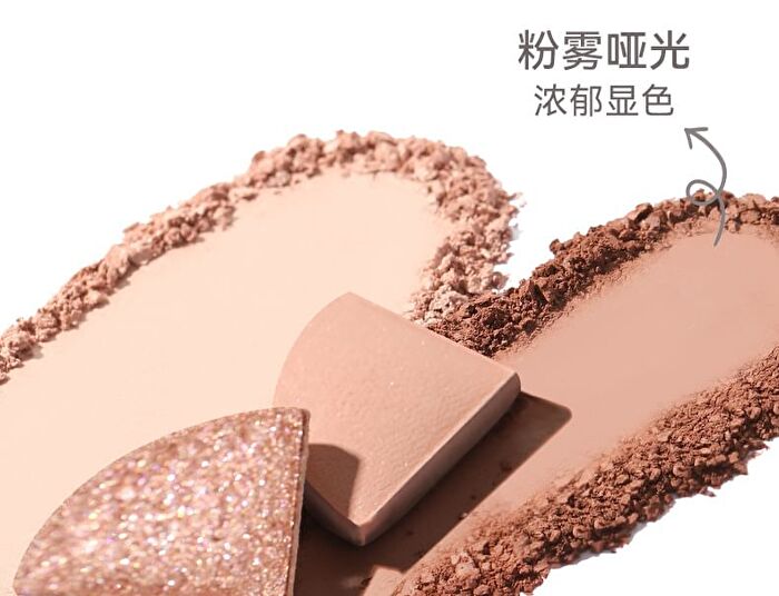 Heartbeat 4-Color Eyeshadow Palette - 5 Types - 01# Nude Apricot - 6.4g