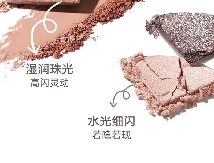 Heartbeat 4-Color Eyeshadow Palette - 5 Types - 01# Nude Apricot - 6.4g