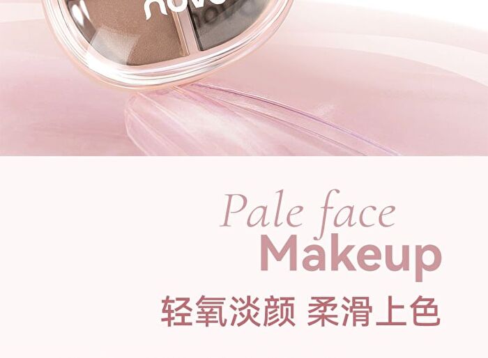 Heartbeat 4-Color Eyeshadow Palette - 5 Types - 01# Nude Apricot - 6.4g