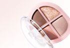 Heartbeat 4-Color Eyeshadow Palette - 5 Types - 01# Nude Apricot - 6.4g