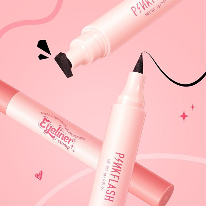 Pinkflash Long-Wear Liquid Eyeliner - #Black - 2g