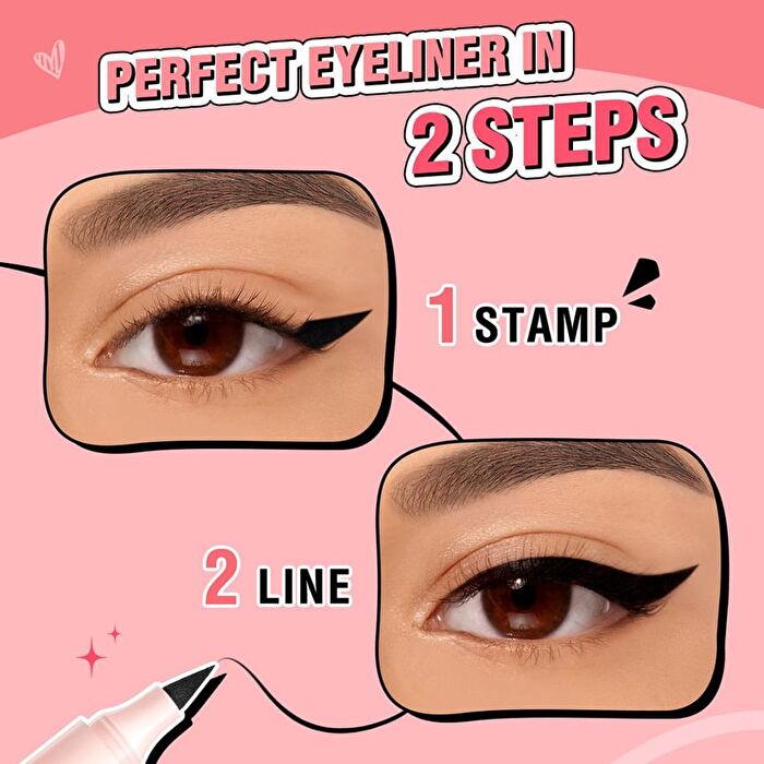 Pinkflash Long-Wear Liquid Eyeliner - #Black - 2g