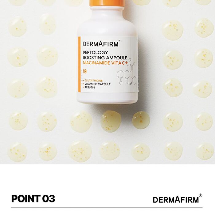 Dermafirm Peptology Boosting Ampoule Niacinamide Vita C+ - 30ml