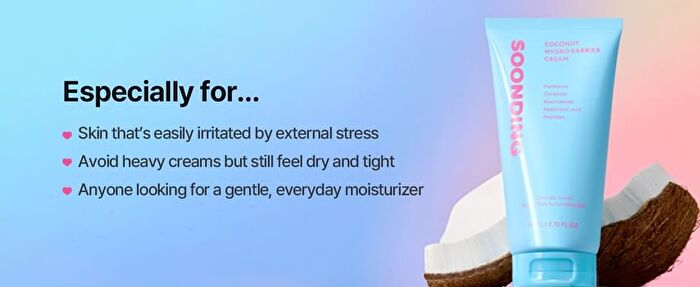 Soonding Coconut Hydro Barrier Cream - 80ml