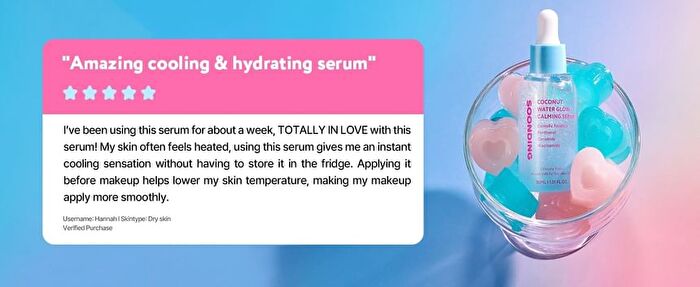 Soonding Coconut Water Glow Calming Serum - 30ml