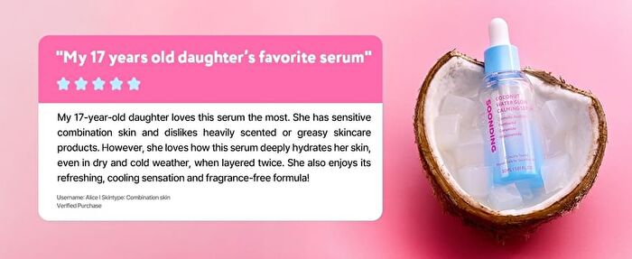 Soonding Coconut Water Glow Calming Serum - 30ml