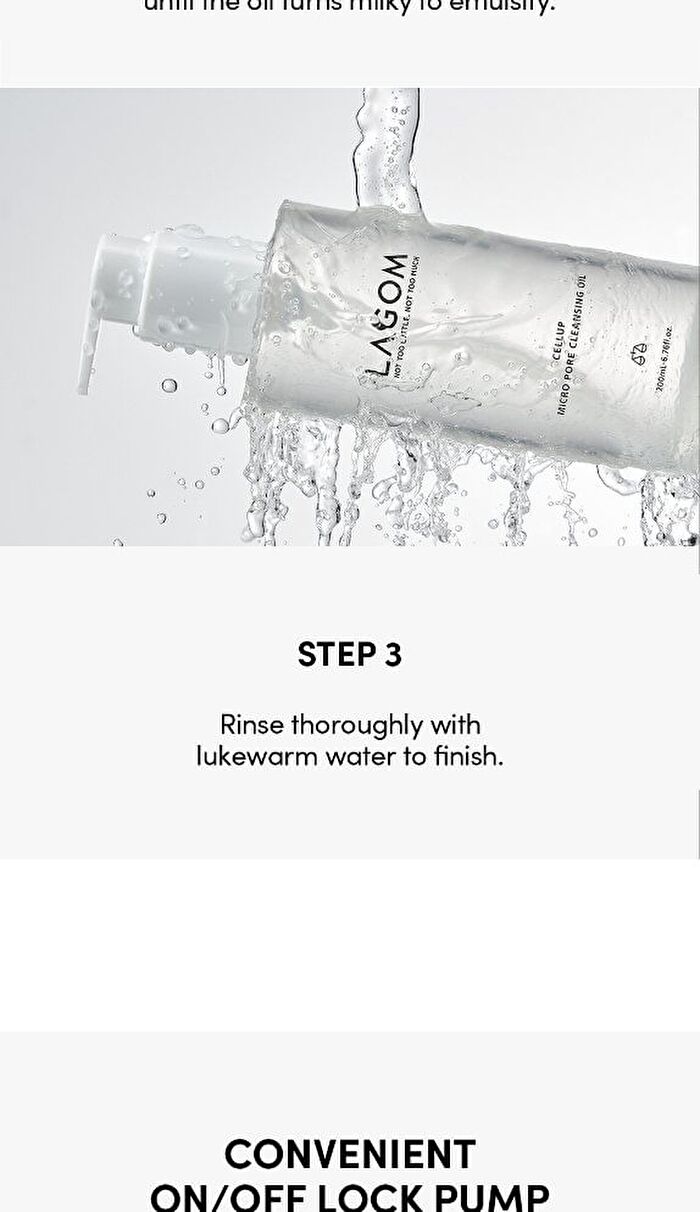 Lagom Cellup Micro Pore Cleansing Oil Mini - 23ml