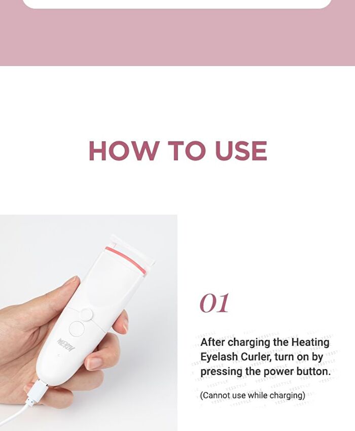 Merzy Heating Eyelash Curler - 1 Set