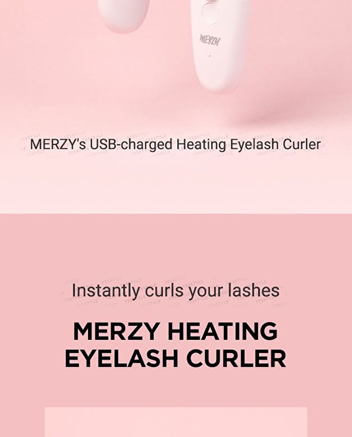 Merzy Heating Eyelash Curler - 1 Set