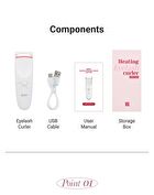 Merzy Heating Eyelash Curler - 1 Set