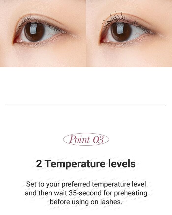 Merzy Heating Eyelash Curler - 1 Set