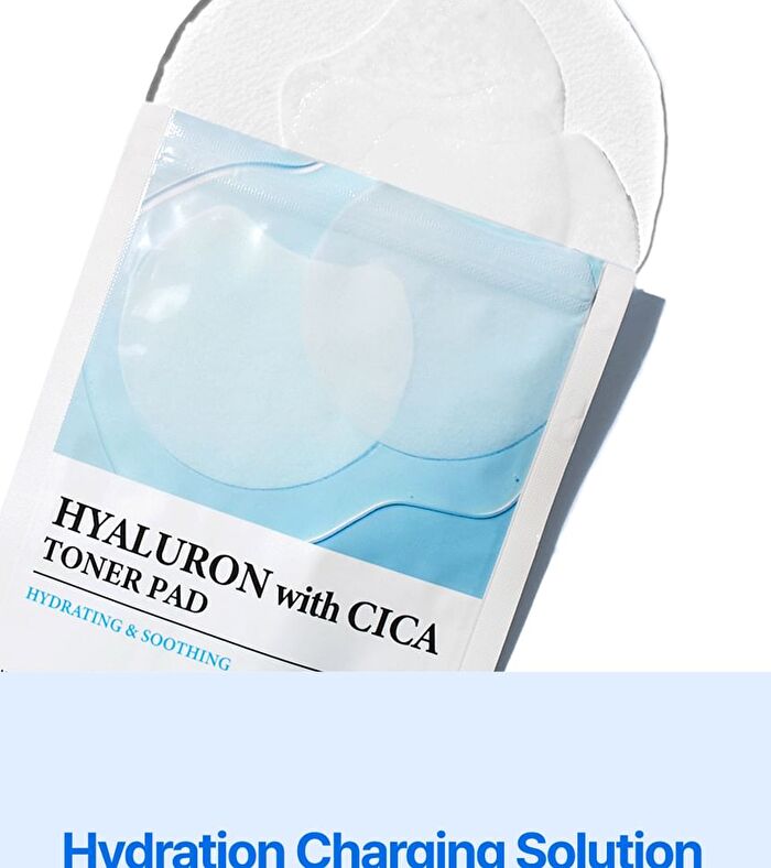 SKIN627 Hyaluron With Cica Toner Pad - 10 pads