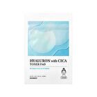 SKIN627 Hyaluron With Cica Toner Pad - 10 pads
